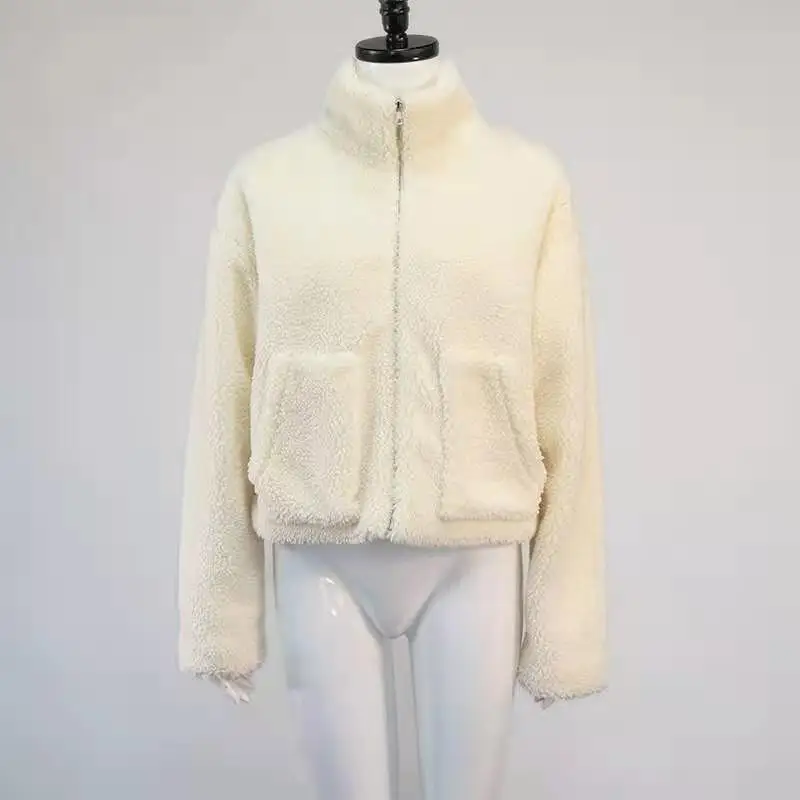 Coat Ladies Coat Winter Women Faux Fur Coat Winter Jacket Plush Asymmetrical Zipper Jacket Fashion Solid Color Long Sleeve Short
Coat Ladies Coat Winter Women Faux Fur Coat Winter Jacket Plush Asymmetrical Zipper Jacket Fashion Solid Color Long Sleeve Short