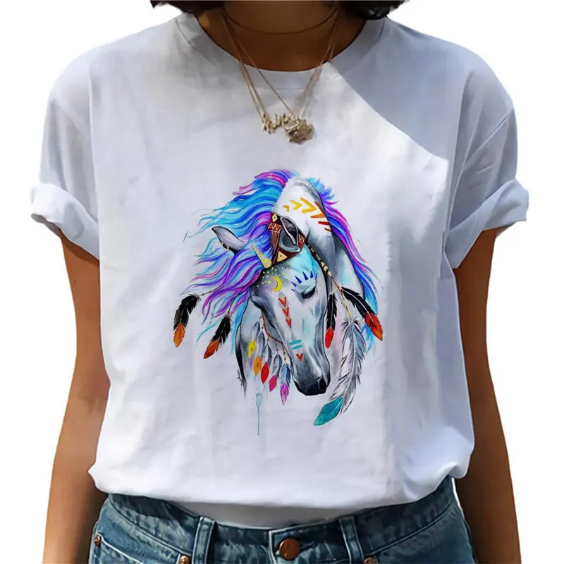Summer Clothing 2021 Women's T-shirts Watercolor Print Animal Woman Fashion Oversized T-shirt Leisure Streetwear Female tops
Summer Clothing 2021 Women's T-shirts Watercolor Print Animal Woman Fashion Oversized T-shirt Leisure Streetwear Female tops