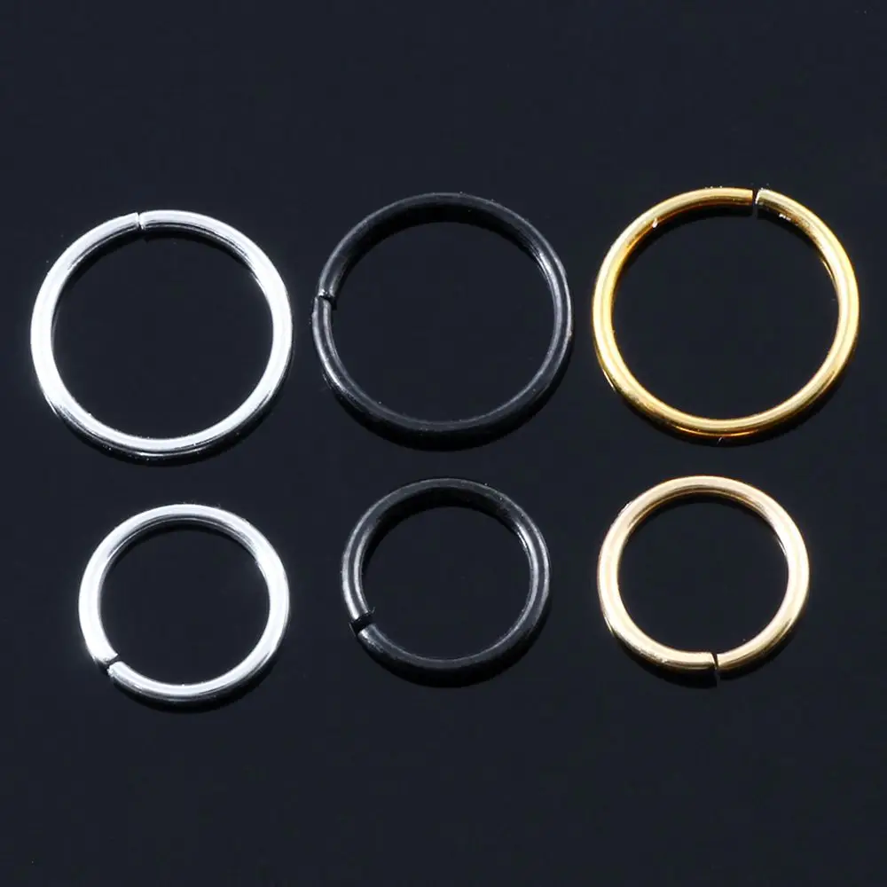 1Pcs Steel Seamless Segment Rings Nose Hoops Ear Piercing Tragus Nose Rings Ear Tragus Sexy Body Piercing Jewelry For Women
1Pcs Steel Seamless Segment Rings Nose Hoops Ear Piercing Tragus Nose Rings Ear Tragus Sexy Body Piercing Jewelry For Women