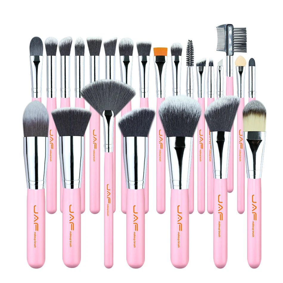 Набор розовых кистей для макияжа, профессиональные из мягкой шерсти для бровей, пудры, тона, теней, 24 шт. 
Набор розовых кистей для макияжа, профессиональные из мягкой шерсти для бровей, пудры, тона, теней, 24 шт.