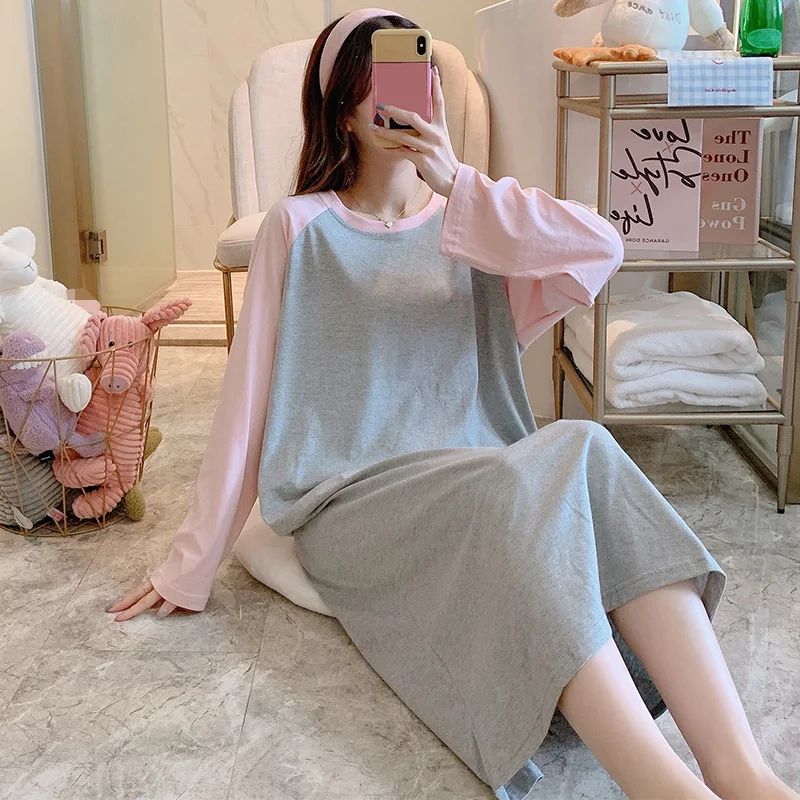 Harajpee Autumn Winter Pajamas Women's Long Sleeve Pure Cotton Lovely Summer Home Clothes Nightdress Pregnant Net Red Pop Style
Harajpee Autumn Winter Pajamas Women's Long Sleeve Pure Cotton Lovely Summer Home Clothes Nightdress Pregnant Net Red Pop Style