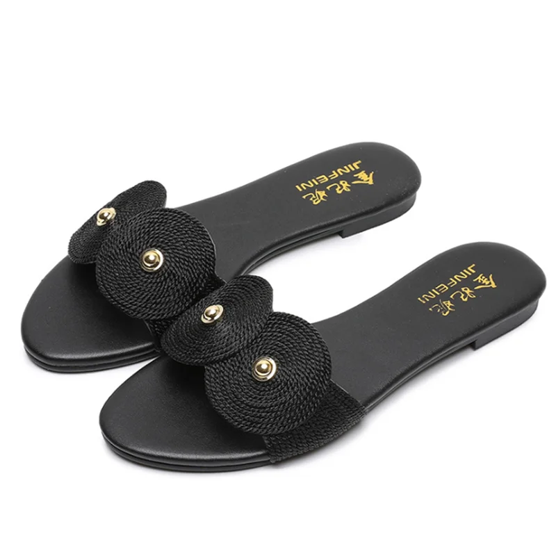 Women's Sandals Flip-Flops Plus Size 43 Black Silver Fashion Womens Sandals Shoes Women's Sandals Summer
Women's Sandals Flip-Flops Plus Size 43 Black Silver Fashion Womens Sandals Shoes Women's Sandals Summer