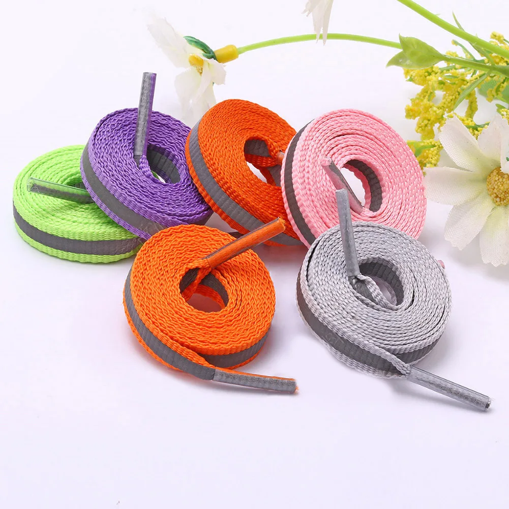 1 Pair Flat 8mm Reflective Runner Shoe Laces Safety Luminous Glowing Shoelaces Unisex For Sport Basketball Canvas Shoes
1 Pair Flat 8mm Reflective Runner Shoe Laces Safety Luminous Glowing Shoelaces Unisex For Sport Basketball Canvas Shoes