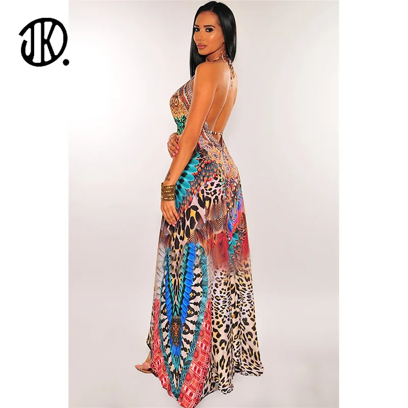 Sexy V-neck Printed Dresses Beach Casual Plus Size Sundress Long Robe Women Sling Summer Ladies Maxi Dress Floral Print Vestidos 
Sexy V-neck Printed Dresses Beach Casual Plus Size Sundress Long Robe Women Sling Summer Ladies Maxi Dress Floral Print Vestidos