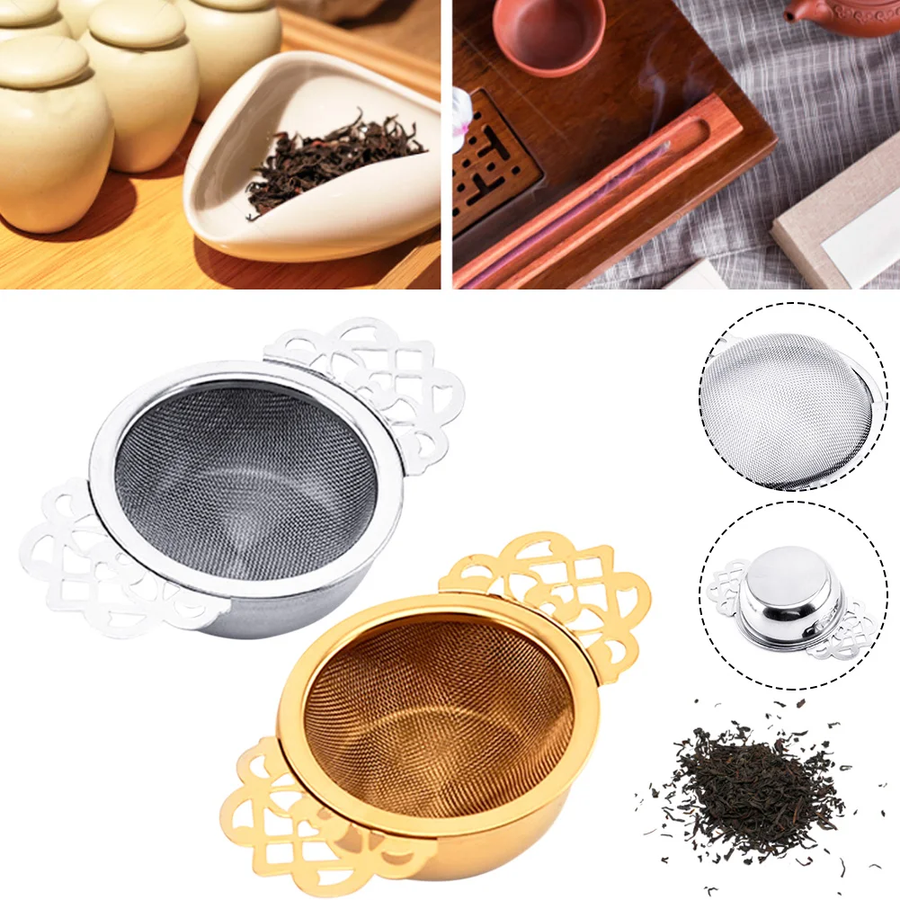 1pc Double-layer Fine Mesh Tea Strainer Filter Sieve Stainless Steel Durable Teaware Lace Tea Drain Kitchen Tool Infusor
1pc Double-layer Fine Mesh Tea Strainer Filter Sieve Stainless Steel Durable Teaware Lace Tea Drain Kitchen Tool Infusor