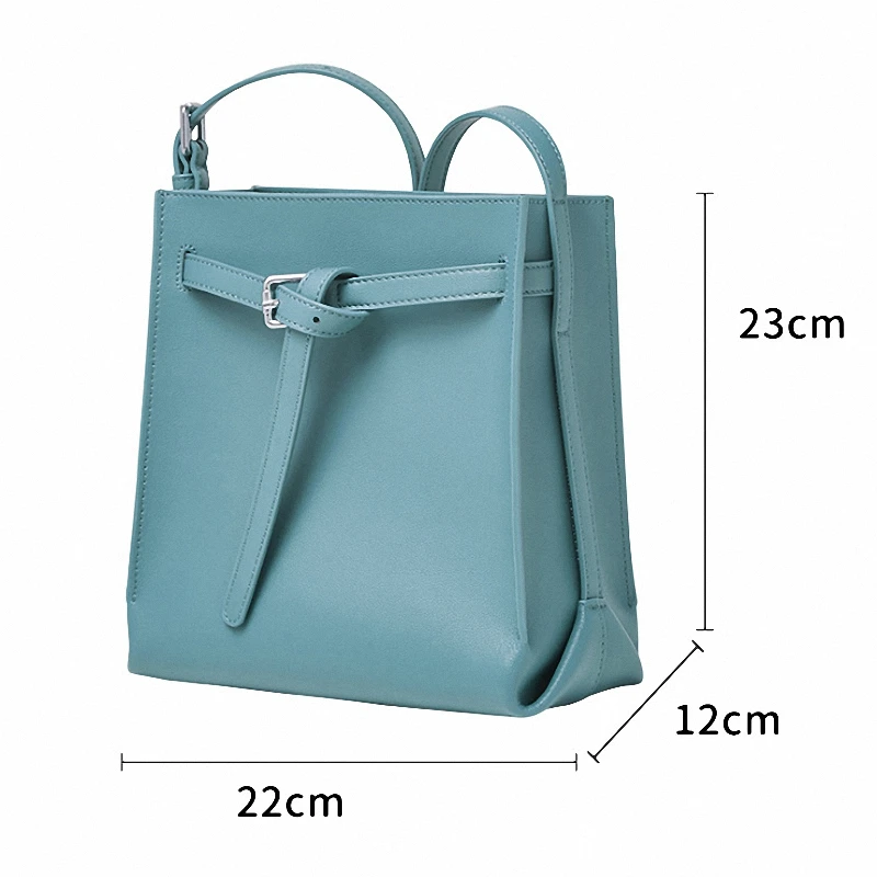 Jonlily Women Genuine Leather Shoulder Bag Female Fashion Bucket Bag High Capacity Commuter Bag Messenger Bag Daybag -KG476
Jonlily Women Genuine Leather Shoulder Bag Female Fashion Bucket Bag High Capacity Commuter Bag Messenger Bag Daybag -KG476