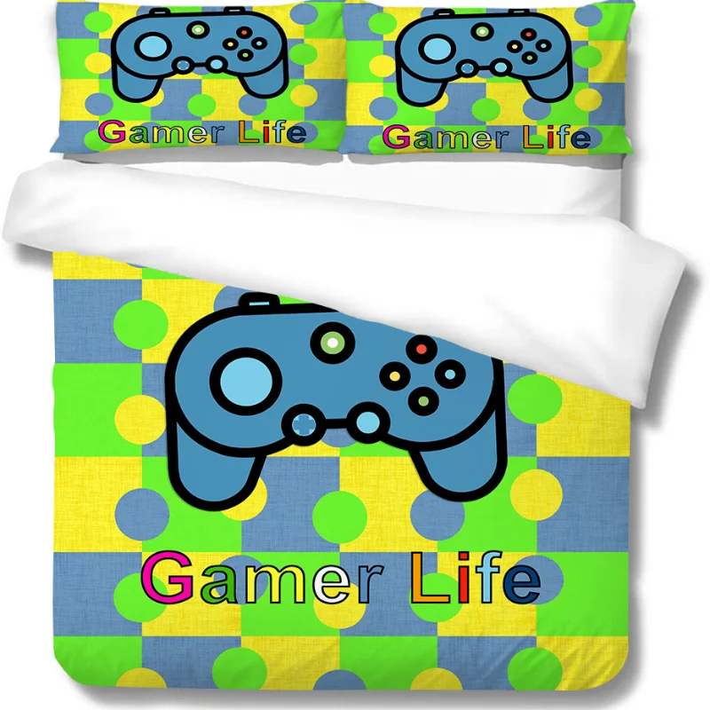 Bedding Set Game Handle Xbox Single Duvet Cover 2/3 Pcs Boys Girls Bedclothes Bed Set Queen Size Bedroom Decorations
Bedding Set Game Handle Xbox Single Duvet Cover 2/3 Pcs Boys Girls Bedclothes Bed Set Queen Size Bedroom Decorations