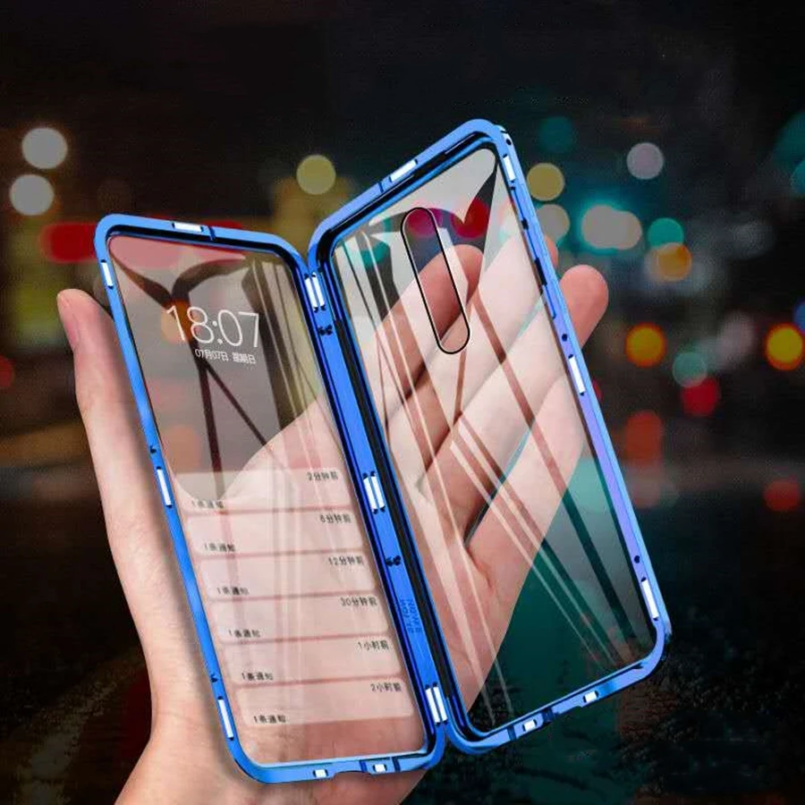 Strong Magnetic Adsorption Tempered Glass Case For Samsung Galaxy S10 S20 S9 S8 Note 9 8 10 Plus A50 A70 Metal Frame Cover Coque
Strong Magnetic Adsorption Tempered Glass Case For Samsung Galaxy S10 S20 S9 S8 Note 9 8 10 Plus A50 A70 Metal Frame Cover Coque