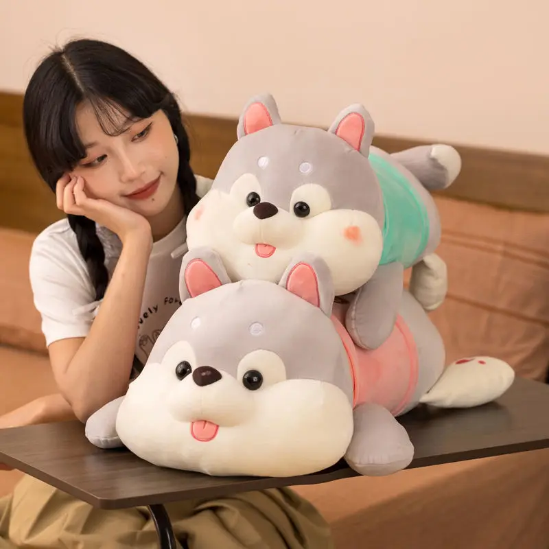 Free Shipping cute Plush cartoon toy dog lying down, Button husky, little girl’s favorite pillow cushion, 3 colors, 4 sizes
Free Shipping cute Plush cartoon toy dog lying down, Button husky, little girl’s favorite pillow cushion, 3 colors, 4 sizes