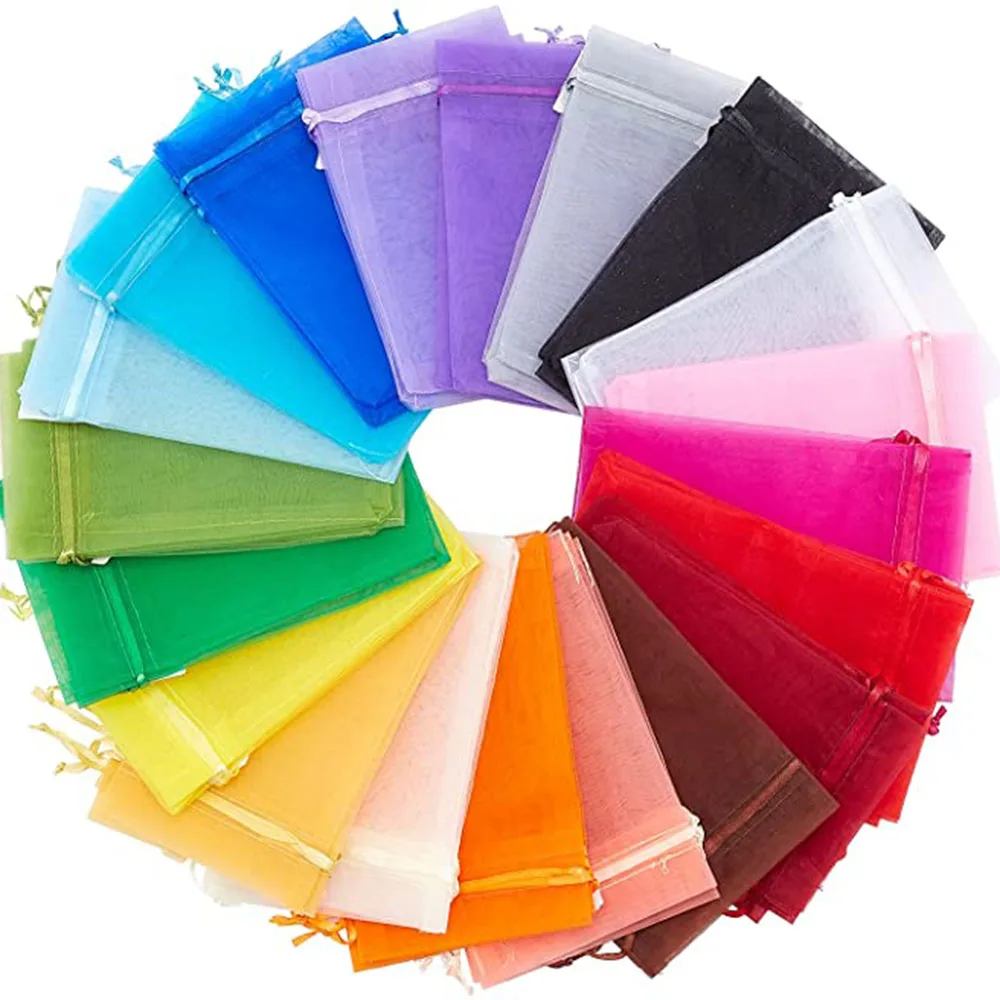 20 Pieces Of 7*9/9*12/12*15cm Jewelry Packaging Bag Organza Bag Christmas Gift Storage Wedding Drawstring Storage Bag
20 Pieces Of 7*9/9*12/12*15cm Jewelry Packaging Bag Organza Bag Christmas Gift Storage Wedding Drawstring Storage Bag