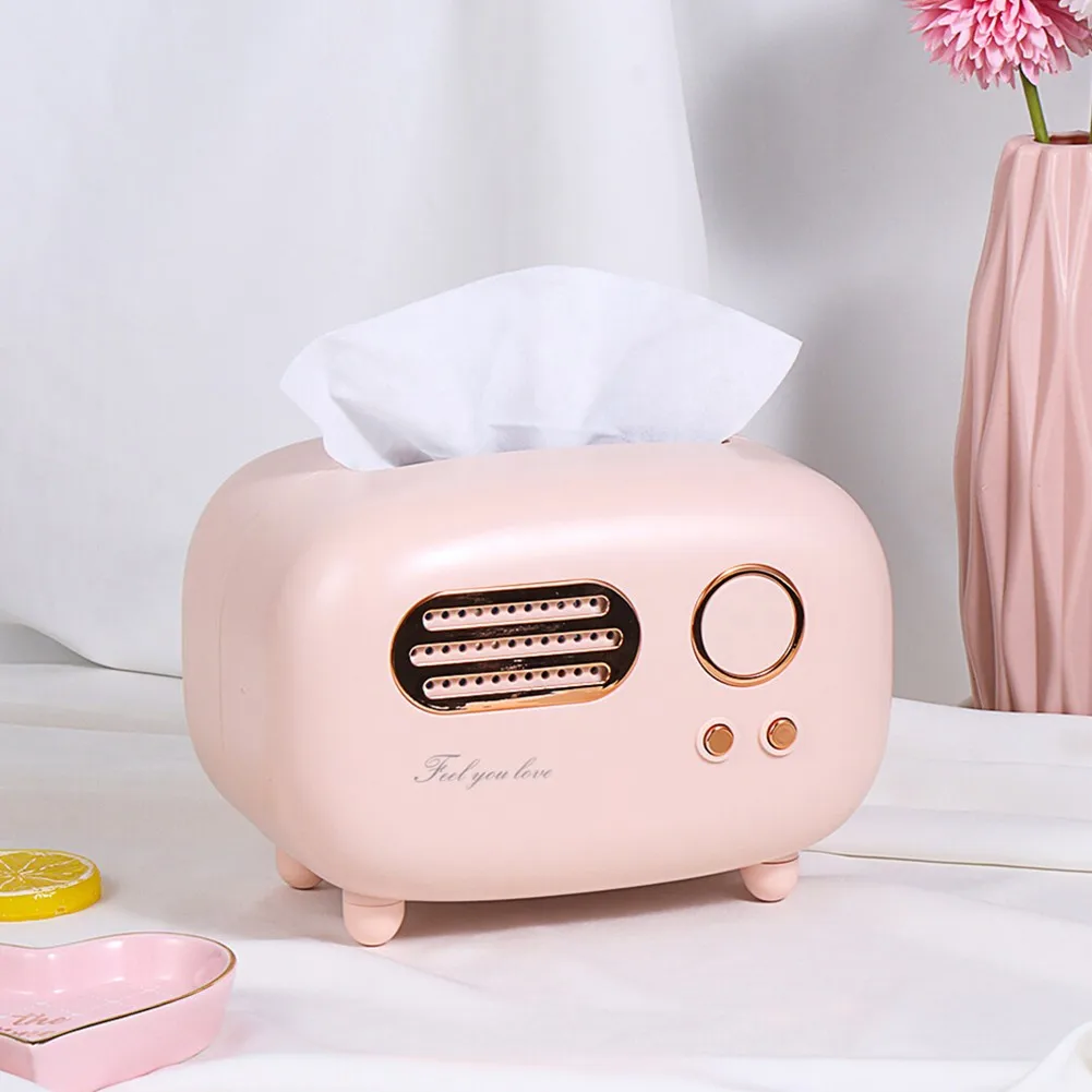Tissue Box 17.5×12.5×12.5cm PP Green/pink/red Radio Model Tissue Box Desktop Paper Holder Wet Wipes Decoration Box
Tissue Box 17.5×12.5×12.5cm PP Green/pink/red Radio Model Tissue Box Desktop Paper Holder Wet Wipes Decoration Box