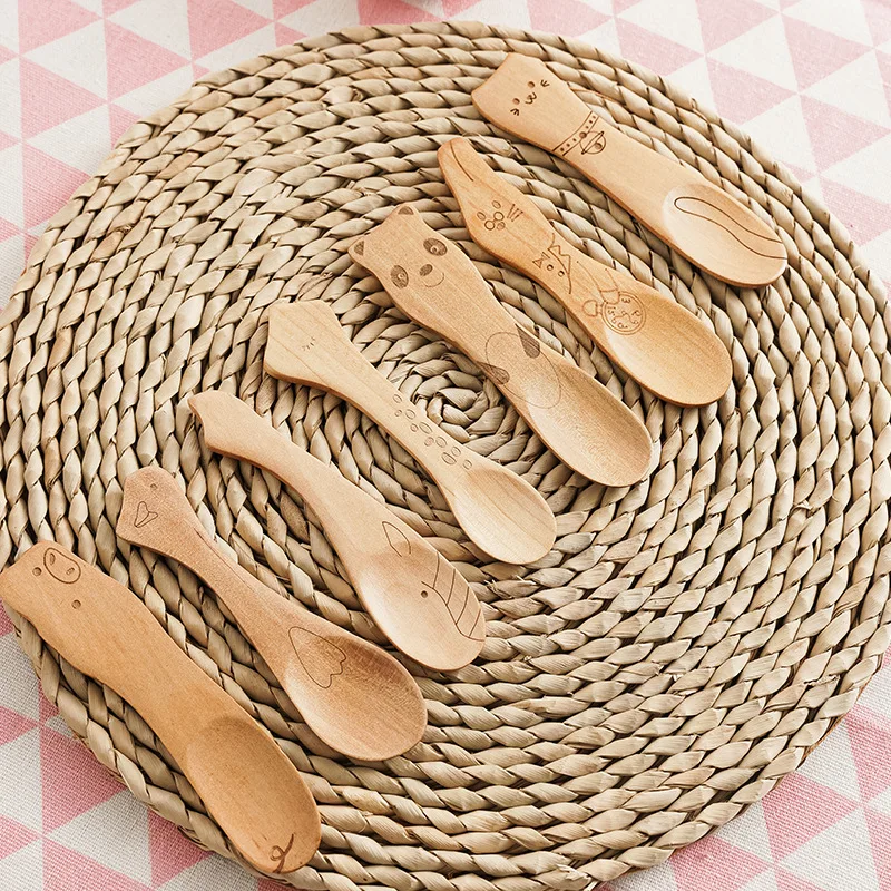 Cute Cartoon Wooden Spoon Coffee Tea Soup Stirring Spoons Dessert Honey Cutlery Japanese Style Kitchen Tools Children Tableware
Cute Cartoon Wooden Spoon Coffee Tea Soup Stirring Spoons Dessert Honey Cutlery Japanese Style Kitchen Tools Children Tableware