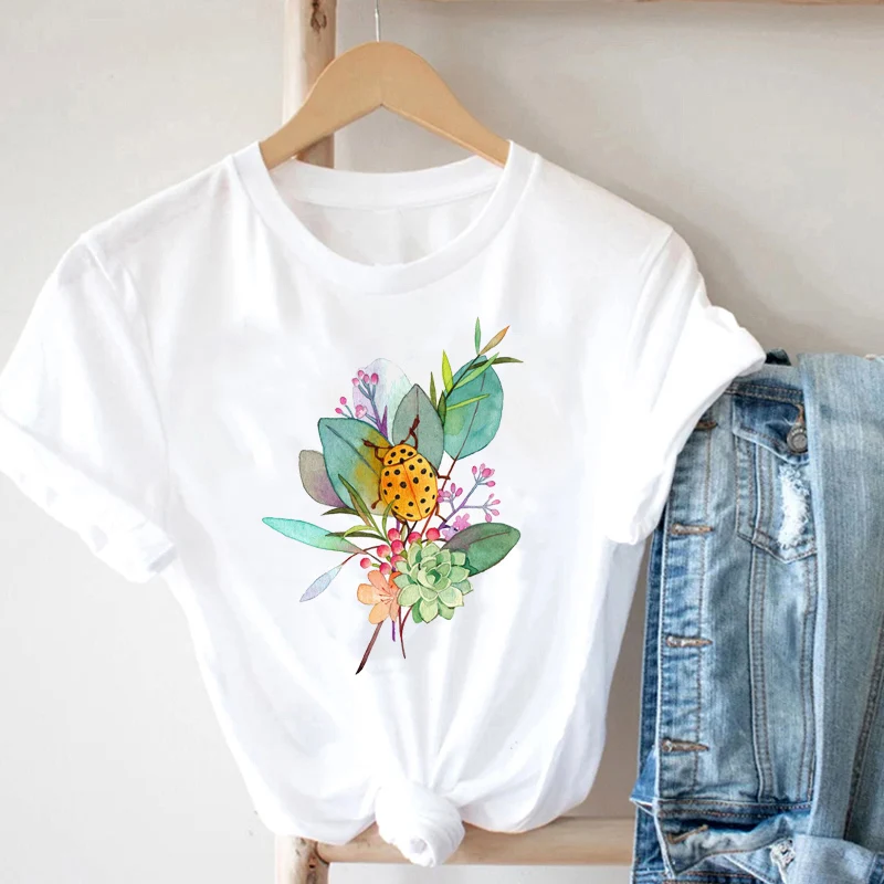 Harajuku Design Cute Women's Tops Cottagecore Aesthetic Clothes Women's Summer Dress T-Shirt Female Printed T-Shirts With Insect
Harajuku Design Cute Women's Tops Cottagecore Aesthetic Clothes Women's Summer Dress T-Shirt Female Printed T-Shirts With Insect