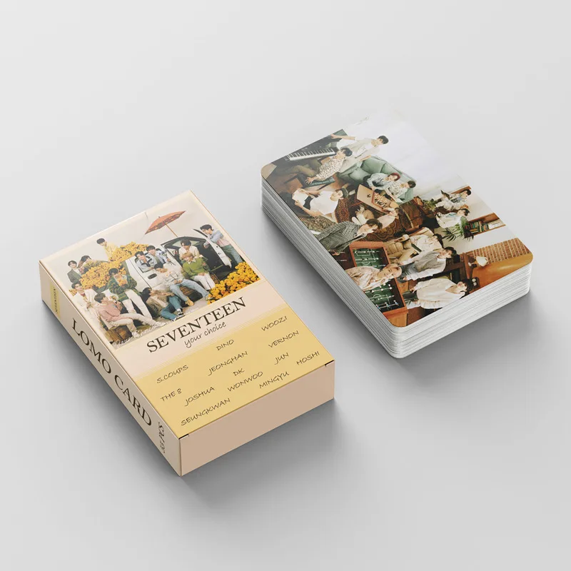 55 Pcs/Lot 2021 KPOP SEVENTEEN Your Choice New Album Card Lomo Card Poster Album PhotoCard Fans Gifts
55 Pcs/Lot 2021 KPOP SEVENTEEN Your Choice New Album Card Lomo Card Poster Album PhotoCard Fans Gifts