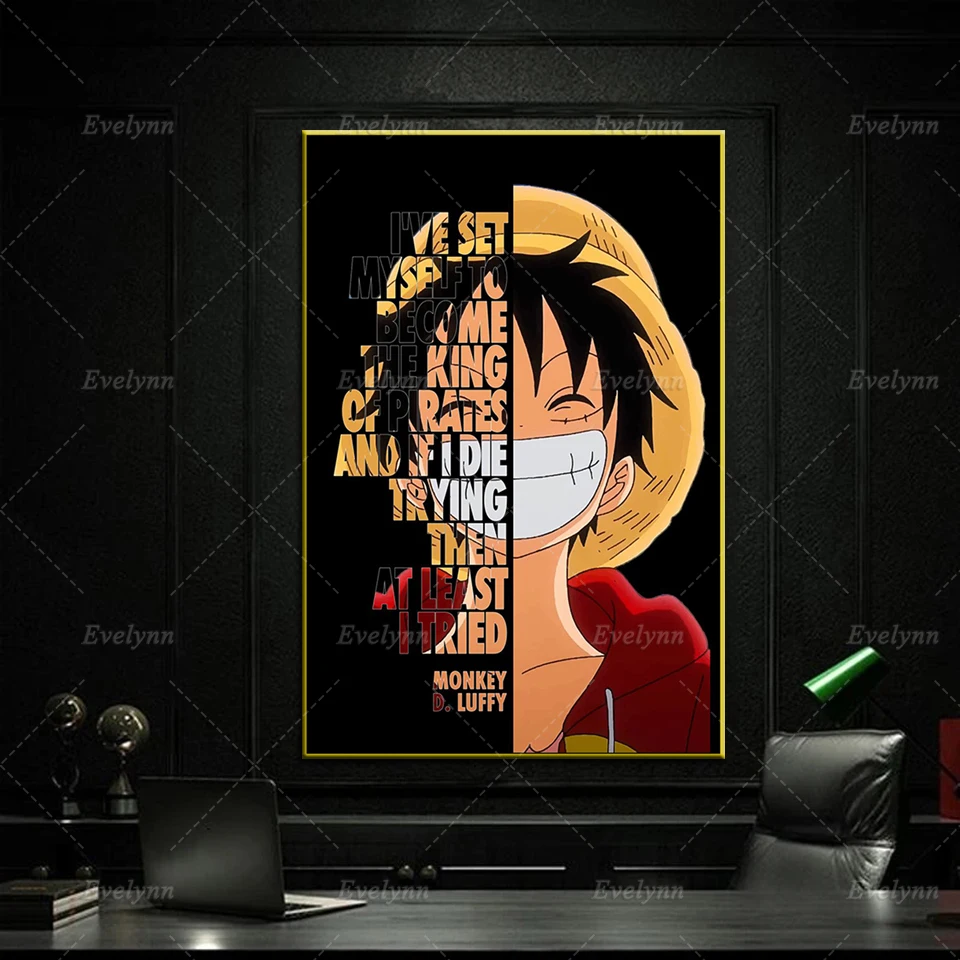 Anime Monkey D Luffy One Piece Canvas Posters Modern Living Room Wall Art Print Picture Home Bedroom Kid Room Decor Painting
Anime Monkey D Luffy One Piece Canvas Posters Modern Living Room Wall Art Print Picture Home Bedroom Kid Room Decor Painting