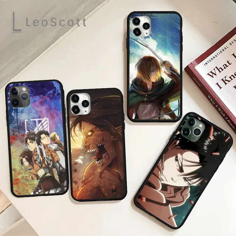 Attack on Titan Japan Amine Phone Case for iPhone 11 12 pro XS MAX 8 7 6 6S Plus X 5S SE 2020 XR Soft silicone Cover Funda Shell
Attack on Titan Japan Amine Phone Case for iPhone 11 12 pro XS MAX 8 7 6 6S Plus X 5S SE 2020 XR Soft silicone Cover Funda Shell