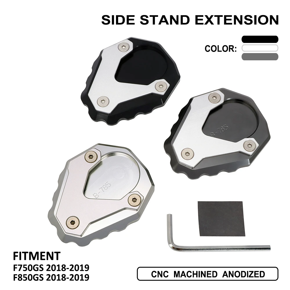 Motorcycle Kickstand Side Foot Stand Extension Pad Support Plate Enlarge Stand For BMW F750GS F850GS 2018-2019
Motorcycle Kickstand Side Foot Stand Extension Pad Support Plate Enlarge Stand For BMW F750GS F850GS 2018-2019