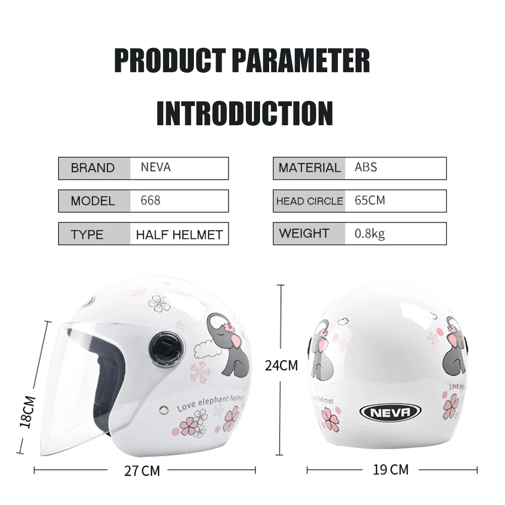 Motorcycle Cute Helmet Electric Scooter Bike Moto Men Lady Lightweight Universal Safety Neutral Open Face Helmets
Motorcycle Cute Helmet Electric Scooter Bike Moto Men Lady Lightweight Universal Safety Neutral Open Face Helmets