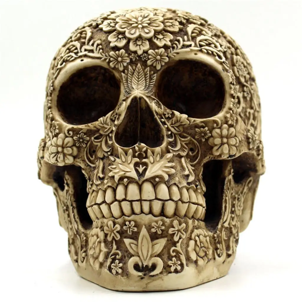 Human Skull Life Size Resin Crafts Modern Home Decorative Table Deak Statue Halloween Decor Gift
Human Skull Life Size Resin Crafts Modern Home Decorative Table Deak Statue Halloween Decor Gift