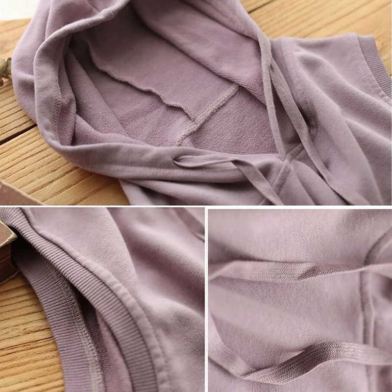 4 Colors Vests Women Korean Style Loose Leisure Sleeveless Unisex Hooded Retro Popular All-match Students Simple Casual Outwear
4 Colors Vests Women Korean Style Loose Leisure Sleeveless Unisex Hooded Retro Popular All-match Students Simple Casual Outwear