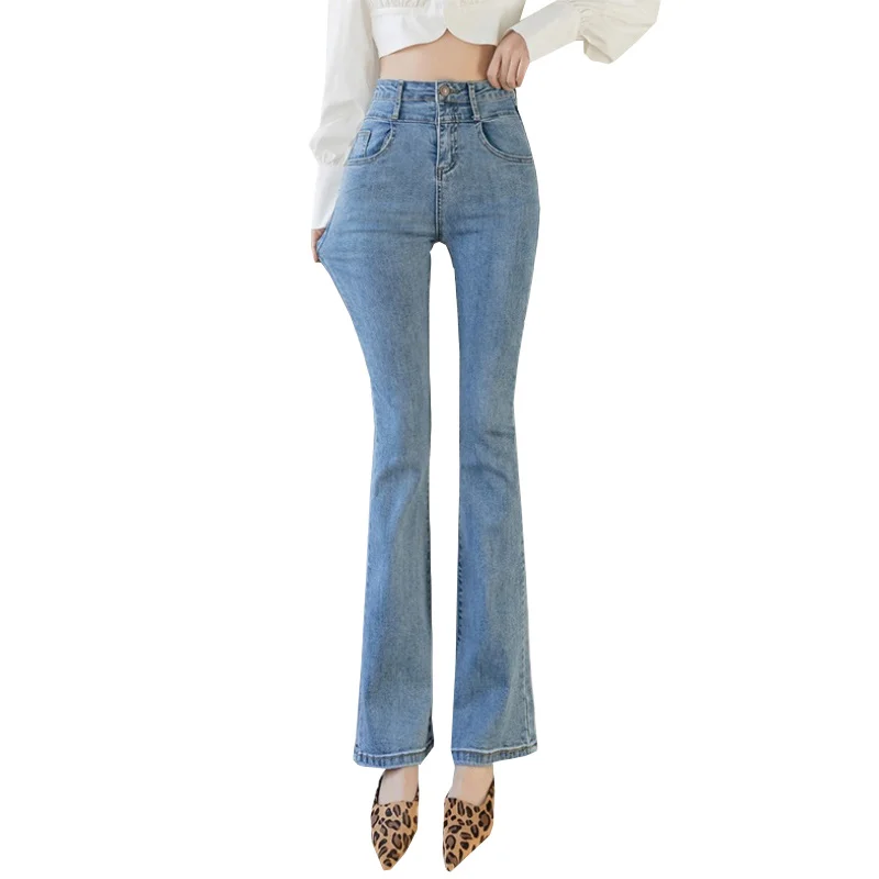 Spring 2021new High Waist Elastic Slim Fit Slimming Bell-Bottom Pants Fashion Casual All-Matching Jeans Women's Fashion
Spring 2021new High Waist Elastic Slim Fit Slimming Bell-Bottom Pants Fashion Casual All-Matching Jeans Women's Fashion