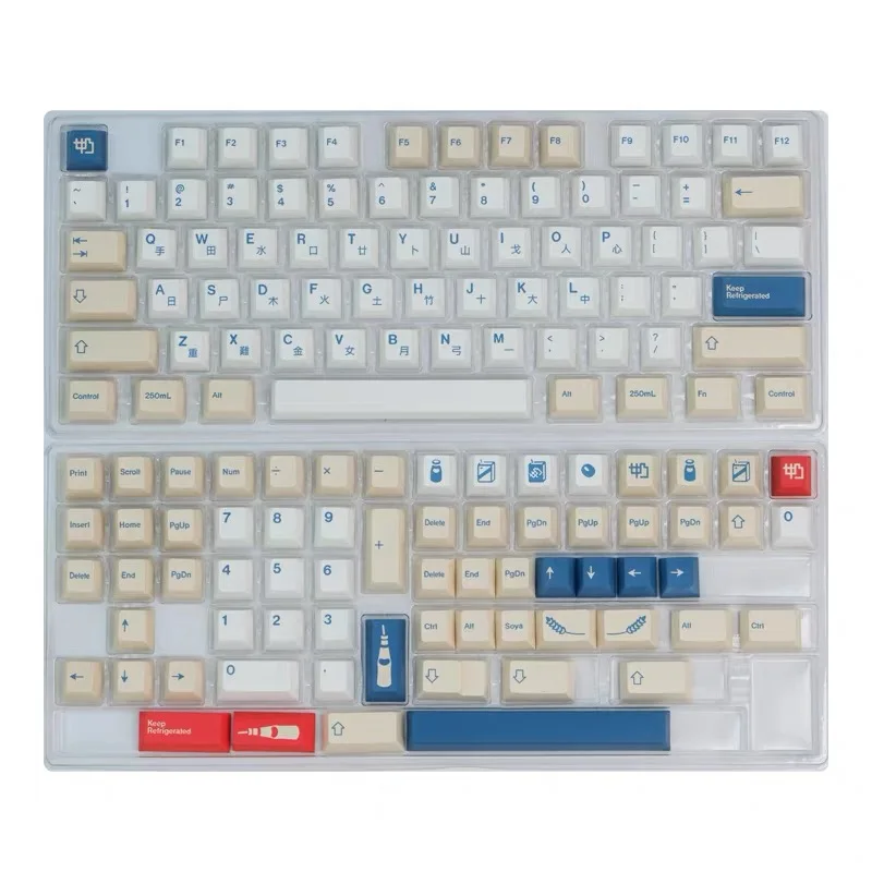 Колпачки для клавиш GMK PBT 141 Черри профиль краситель под заказ китайская соевое