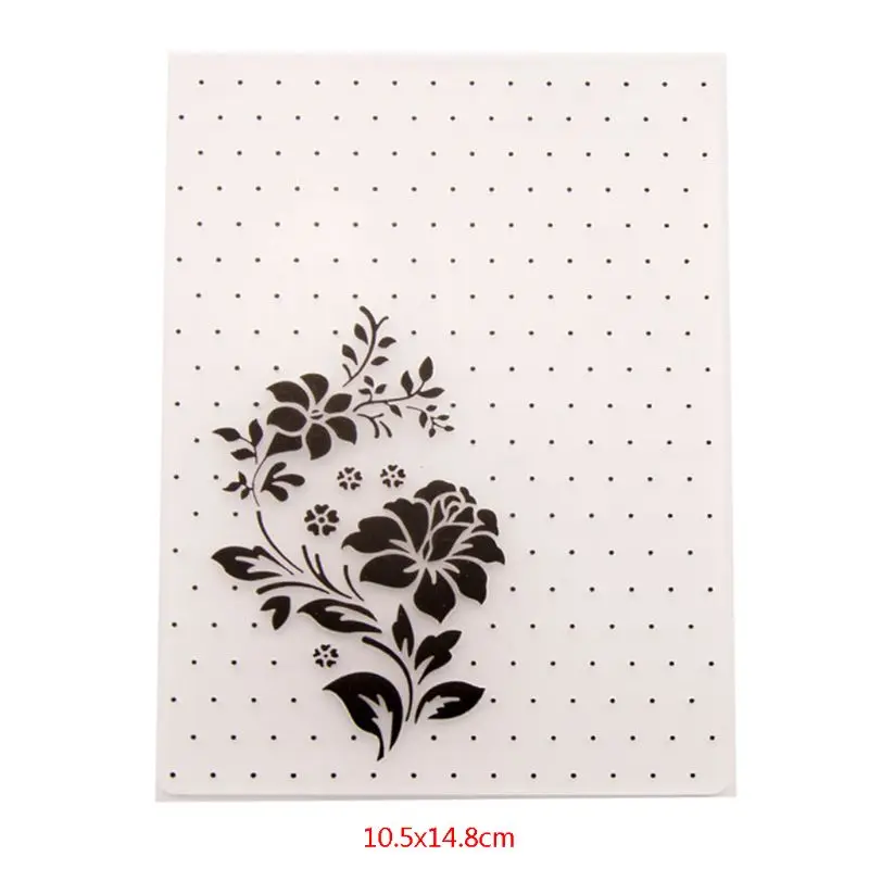 Unipue Flower Plastic Embossing Folder Template DIY Scrapbook Photo Album Card Making Decoration Crafts
Unipue Flower Plastic Embossing Folder Template DIY Scrapbook Photo Album Card Making Decoration Crafts