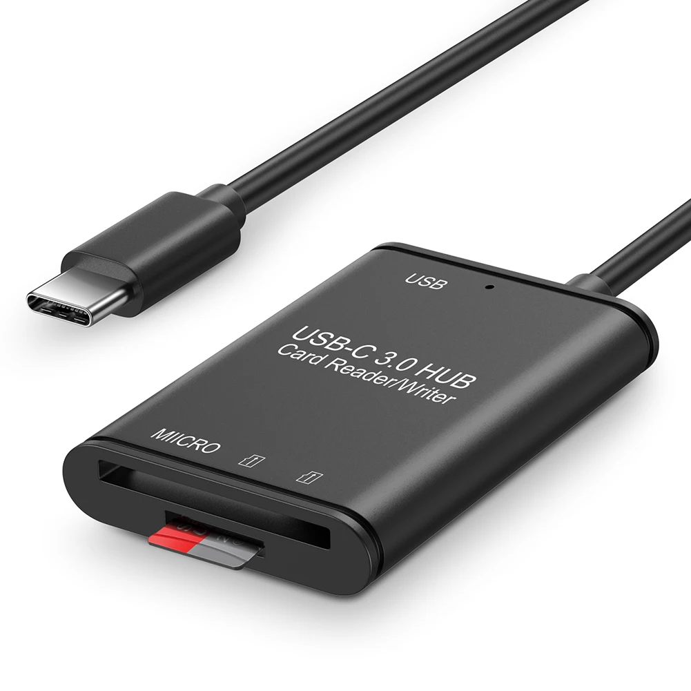2 in 1 Memory Card Reader OTG Adapter Household Computer USB Type 3.1 C to USB 3.0 Safety Parts for PC Cellphone
2 in 1 Memory Card Reader OTG Adapter Household Computer USB Type 3.1 C to USB 3.0 Safety Parts for PC Cellphone