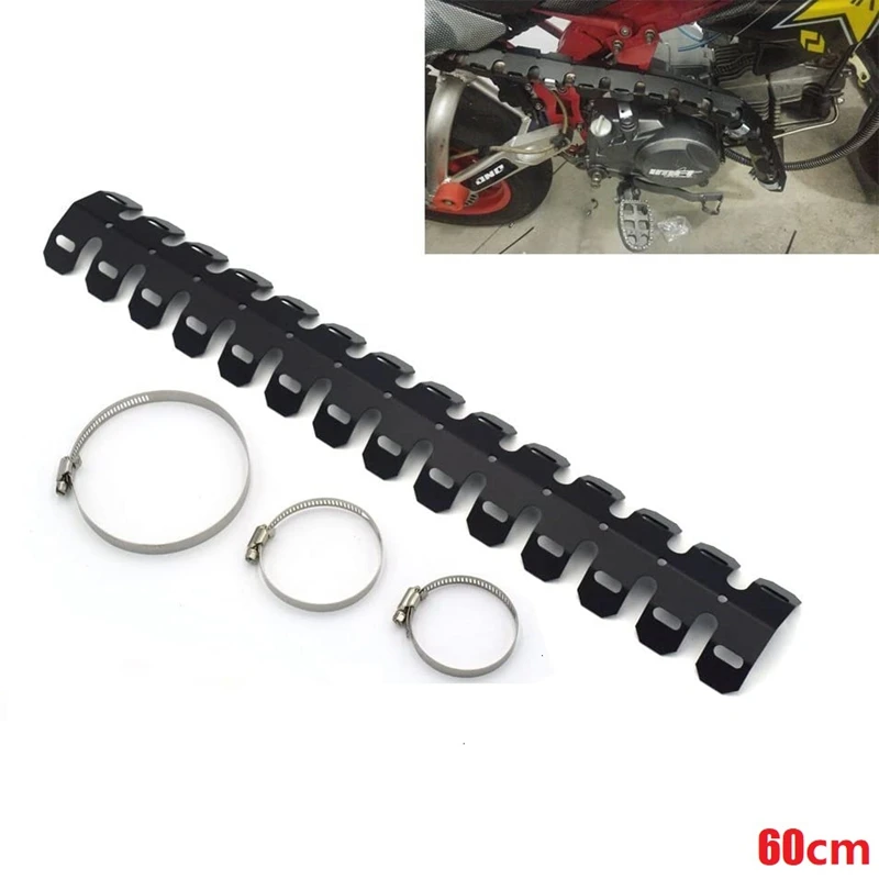 60 см Алюминий универсальный глушитель выхлопной трубы мотоцикла трубы тепловой защиты Обложка гвардии протектор
60 см Алюминий универсальный глушитель выхлопной трубы мотоцикла трубы тепловой защиты Обложка гвардии протектор