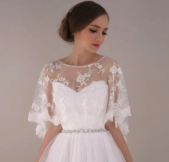 GOHYPDUG Summer Women Bolero Lace Bridal Wraps Vintage Wedding Coat Shawl Elegant Evening Jacket Cape
GOHYPDUG Summer Women Bolero Lace Bridal Wraps Vintage Wedding Coat Shawl Elegant Evening Jacket Cape