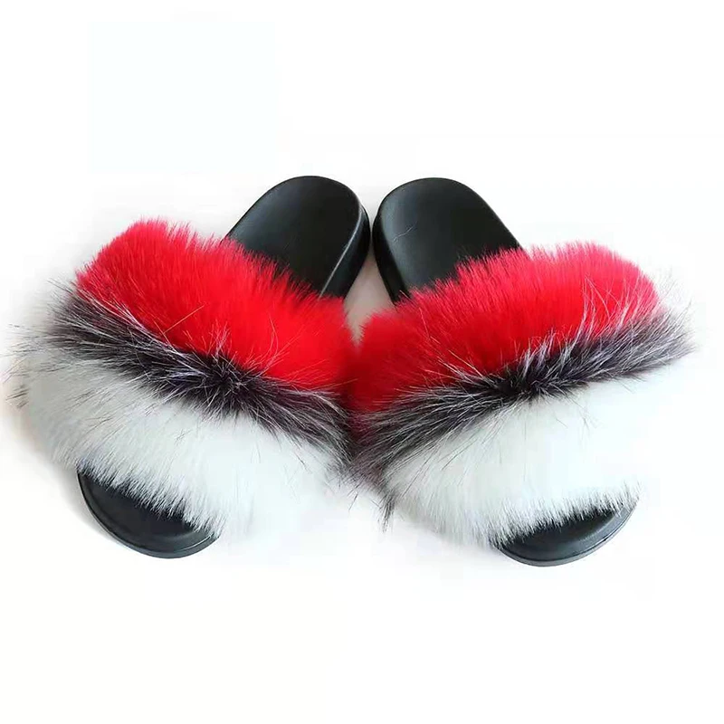 Casual Sexy Faux Fur Slippers Women Furry Fluffy Slippers Outdoor Indoor Home Flat Shoes Female Flops Slides TX411
Casual Sexy Faux Fur Slippers Women Furry Fluffy Slippers Outdoor Indoor Home Flat Shoes Female Flops Slides TX411