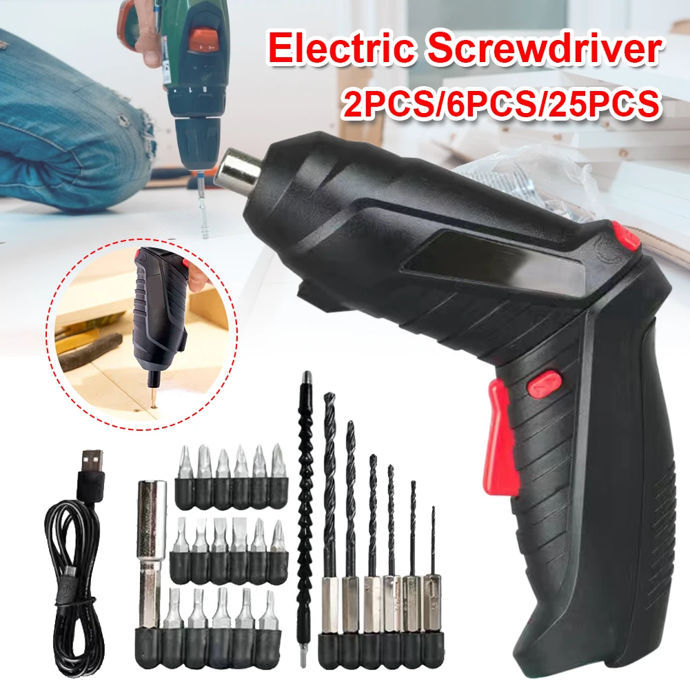 Electrical Screwdriver 3.6V Portable USB Charging Cordless Rechargeable Hand Cordless Practical Drill Power Supplies Power Tools
Electrical Screwdriver 3.6V Portable USB Charging Cordless Rechargeable Hand Cordless Practical Drill Power Supplies Power Tools