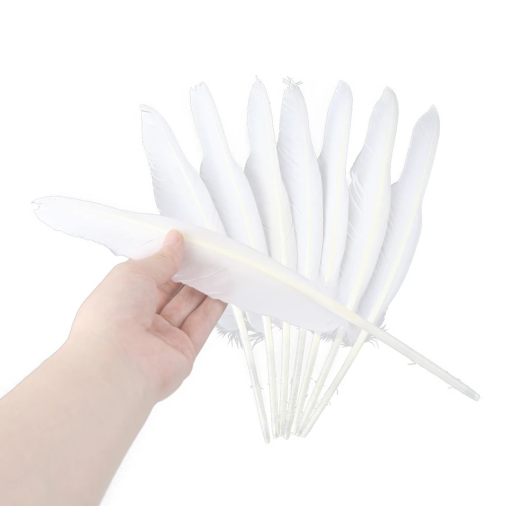 Wholesale 10 Pieces Hard Goose Feather Diy Jewelry Making 25-30Cm/10-12Inch Big Plumes Wedding Handwork Decor Feather For Crafts
Wholesale 10 Pieces Hard Goose Feather Diy Jewelry Making 25-30Cm/10-12Inch Big Plumes Wedding Handwork Decor Feather For Crafts