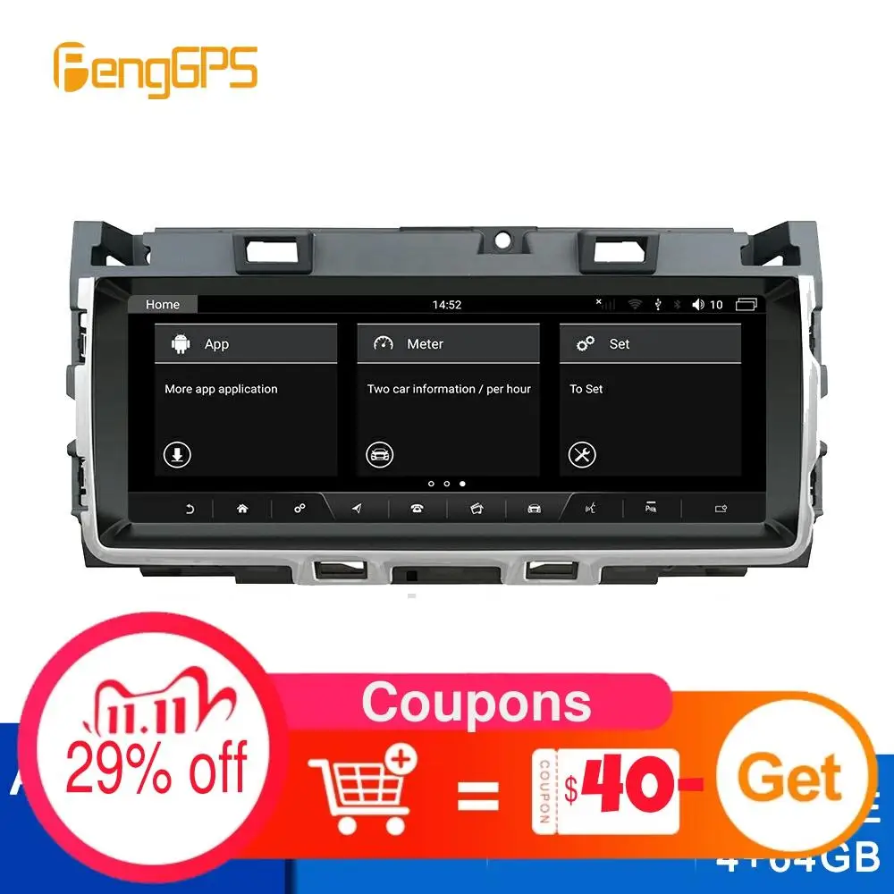 10.25" DVD Player 2 Din Stereo Android 9.0 for Jaguar XF XFL 2016 2017 2018 GPS Navigation Car Radio AM/FM 8 Core IPS Headunit
10.25" DVD Player 2 Din Stereo Android 9.0 for Jaguar XF XFL 2016 2017 2018 GPS Navigation Car Radio AM/FM 8 Core IPS Headunit