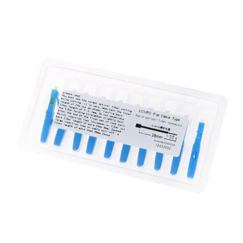 20PCS FTTH LC fast connector LC UPC single mode SM telecom level communication equipment optical fibre field connector
20PCS FTTH LC fast connector LC UPC single mode SM telecom level communication equipment optical fibre field connector