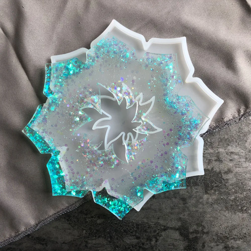 20 Cm Irregular Flower Coaster Epoxy Silicone Mold for Diy Epoxy Uv Resin Jewelry Making Mould Tools Home Diy Accessories
20 Cm Irregular Flower Coaster Epoxy Silicone Mold for Diy Epoxy Uv Resin Jewelry Making Mould Tools Home Diy Accessories