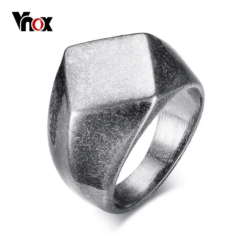 Vnox Punk Chunky Flat Rhombus Top Thumb Ring For Men Fraternal Band Stainless Steel Retro Viking Male Jewelry Rock Hiphop Bijoux
Vnox Punk Chunky Flat Rhombus Top Thumb Ring For Men Fraternal Band Stainless Steel Retro Viking Male Jewelry Rock Hiphop Bijoux