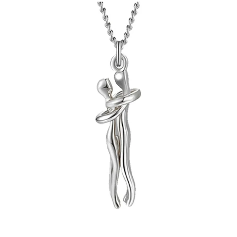 Valentine's Day Gifts Fashion Couple Necklace Necklace Love Witness Couple Hugging Pendant Necklace Exquisite Necklace Jewelry
Valentine's Day Gifts Fashion Couple Necklace Necklace Love Witness Couple Hugging Pendant Necklace Exquisite Necklace Jewelry