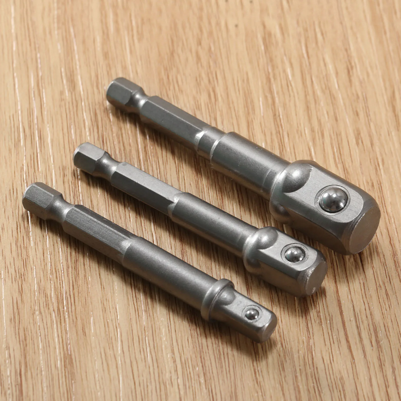 3Pcs Screwdriver Impact Drill Socket Adapter Converter Set 1/4" Hex Shank To 1/4" 3/8" 1/2" Bit Ratchet Power Tools
3Pcs Screwdriver Impact Drill Socket Adapter Converter Set 1/4" Hex Shank To 1/4" 3/8" 1/2" Bit Ratchet Power Tools