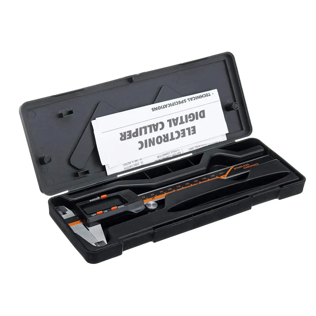 0-150mm Stainless Steel Electronic Digital Caliper LCD Vernier Caliper Gauge Micrometer Measuring Tool with Box
0-150mm Stainless Steel Electronic Digital Caliper LCD Vernier Caliper Gauge Micrometer Measuring Tool with Box