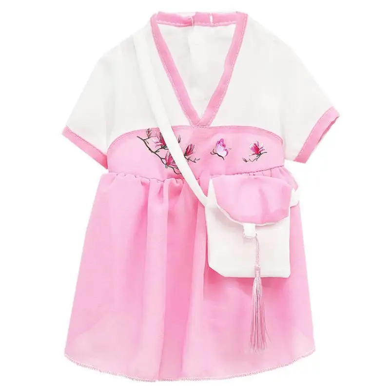 Summer 2021 Chinese Style Hanfu Pet Dog Dresses Cat Clothes Spring Shoulder Bag Skirt Suits Puppy Chien Party Apparel Outfits
Summer 2021 Chinese Style Hanfu Pet Dog Dresses Cat Clothes Spring Shoulder Bag Skirt Suits Puppy Chien Party Apparel Outfits