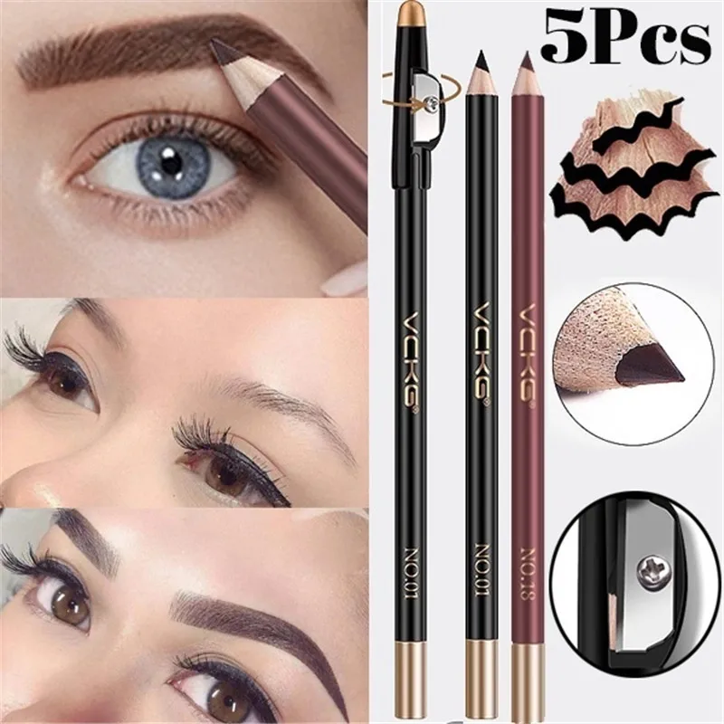 5pcs/Set Natural Long Lasting Eyeliner Ladies Eyebrow Pencil Sharpener Sketch Eyebrow Pencil Eyebrow Brush Tool Female Cosmetics
5pcs/Set Natural Long Lasting Eyeliner Ladies Eyebrow Pencil Sharpener Sketch Eyebrow Pencil Eyebrow Brush Tool Female Cosmetics