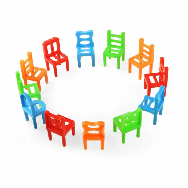 18Pcs/set Mini Stacking Chairs Game Block Balance Toy Parent Child Funny Interactive Kid Educational Challenge | Игрушки и хобби