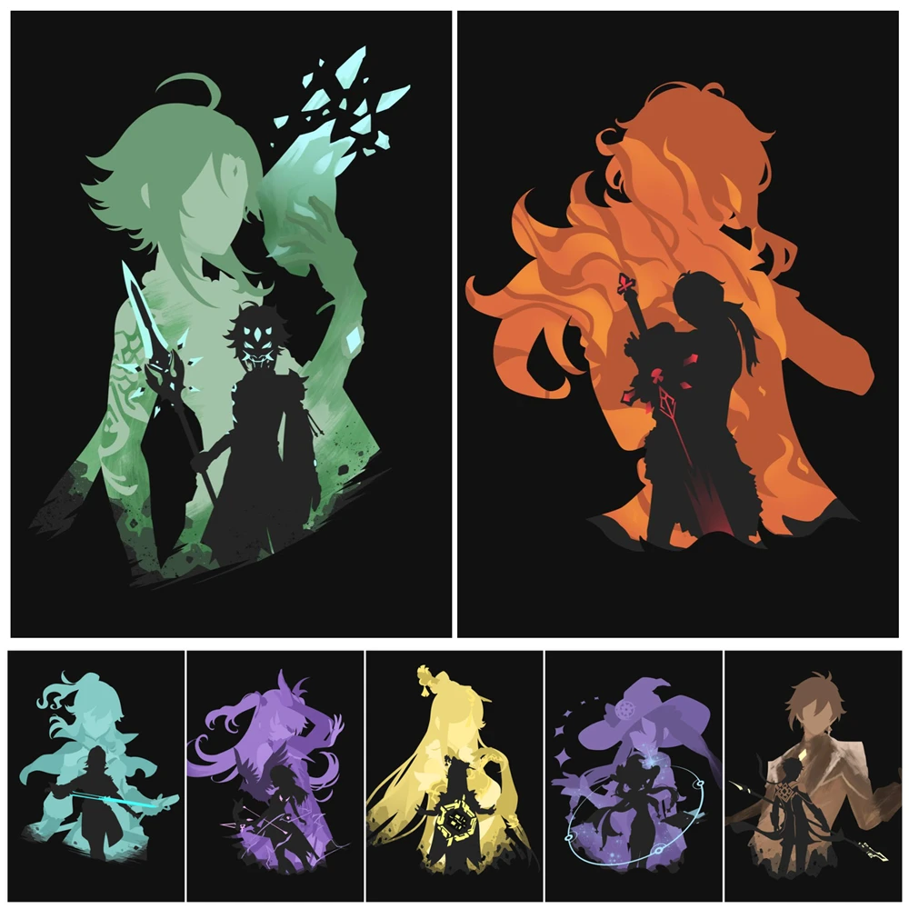 Genshin Impact Stickers Home Decor Anime Poster Wall Art Wall Painting Home Decoration
Genshin Impact Stickers Home Decor Anime Poster Wall Art Wall Painting Home Decoration
