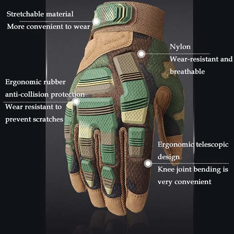 Men Military Tactical Full Finger Combat Gloves Anti-slip Army Warm Gloves Outdoor Hiking Gloves Accessories
Men Military Tactical Full Finger Combat Gloves Anti-slip Army Warm Gloves Outdoor Hiking Gloves Accessories