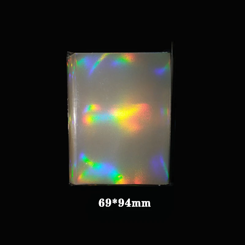 50Pcs Laser Flashing Card Film Holographic Idol Photo Card Sleeves For YGO Ultra Super Card Protector
50Pcs Laser Flashing Card Film Holographic Idol Photo Card Sleeves For YGO Ultra Super Card Protector