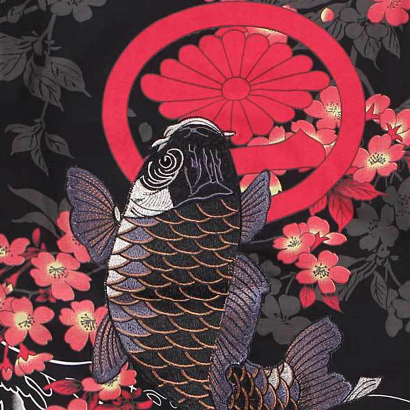 2021 New Arrival Cotton O-neck Hip Hop Animal Sale Tshirt Style Embroidered Carp Tattoo World Painting Loose Short T Shirt Men
2021 New Arrival Cotton O-neck Hip Hop Animal Sale Tshirt Style Embroidered Carp Tattoo World Painting Loose Short T Shirt Men