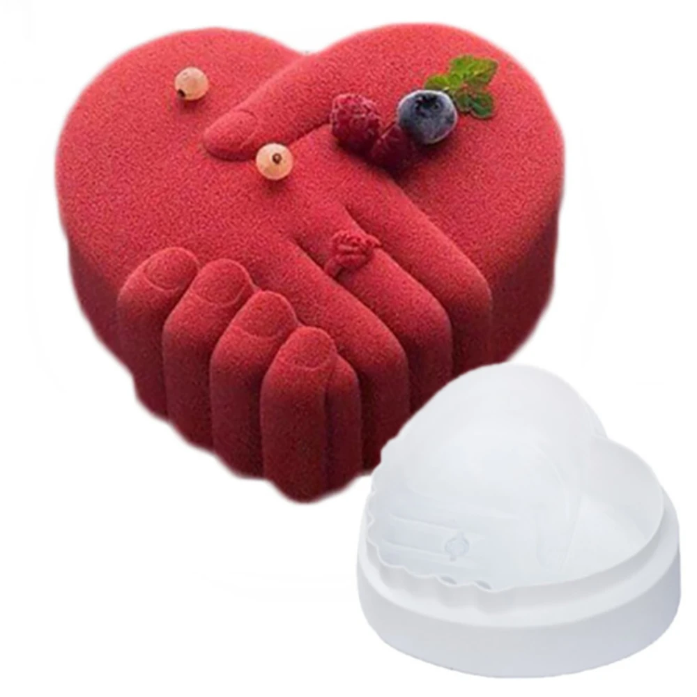 2021 Romantic Valentine's Day Hand In Hand Silicone Mousse Mold Love Cake Mold Cake Decorating Tools Cake Tools
2021 Romantic Valentine's Day Hand In Hand Silicone Mousse Mold Love Cake Mold Cake Decorating Tools Cake Tools