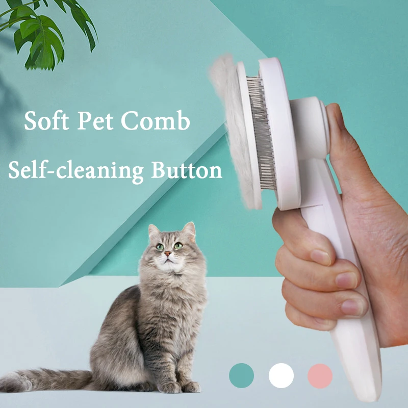 Automatic Dog Cat Comb Brush Needle Self Cleaning Hair Removal for Kitten Remover Hairs Pets Beauty Grooming Tool Accessories
Automatic Dog Cat Comb Brush Needle Self Cleaning Hair Removal for Kitten Remover Hairs Pets Beauty Grooming Tool Accessories