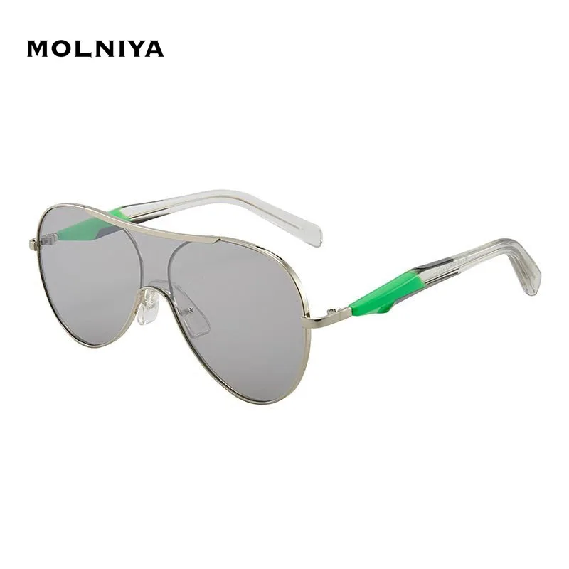 Big Frame Siamese Sunglasses Men High Quality Metal Pilot Sun Glasses Transparent Punk Unisex UV400 gafas de sol
Big Frame Siamese Sunglasses Men High Quality Metal Pilot Sun Glasses Transparent Punk Unisex UV400 gafas de sol